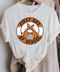 Yosemite Sam T-Shirt Looney Tunes First Day Of School Circle TShirts