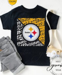 Youth Pittsburgh Steelers Black Divide 2023 T-Shirt