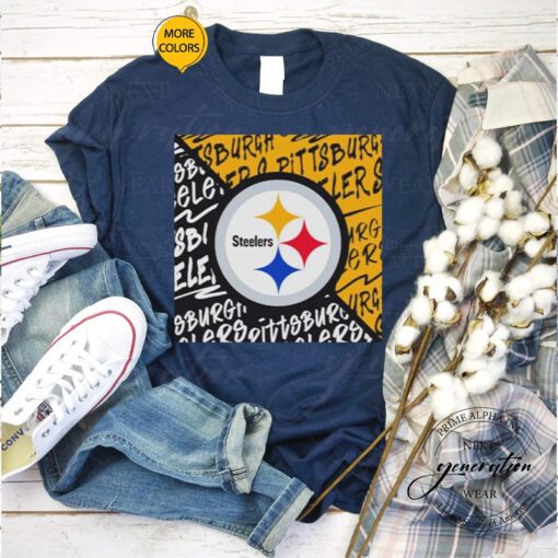 Youth Pittsburgh Steelers Black Divide 2023 TShirt