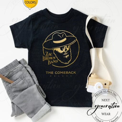 Zac Brown Band Comeback 2023 New Tour tshirts