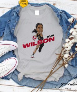 aja wilson caricature tshirt