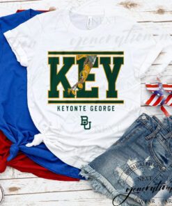 baylor basketball keyonte george key tshirt