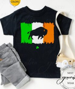 buffalo Irish shamrock tshirts