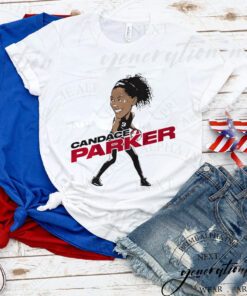 candace parker las vegas caricature tshirt