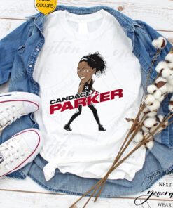 candace parker las vegas caricature tshirts