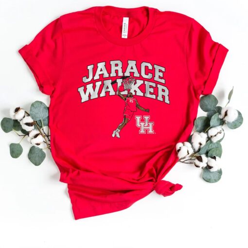 houston basketball jarace walker dunk tshirt