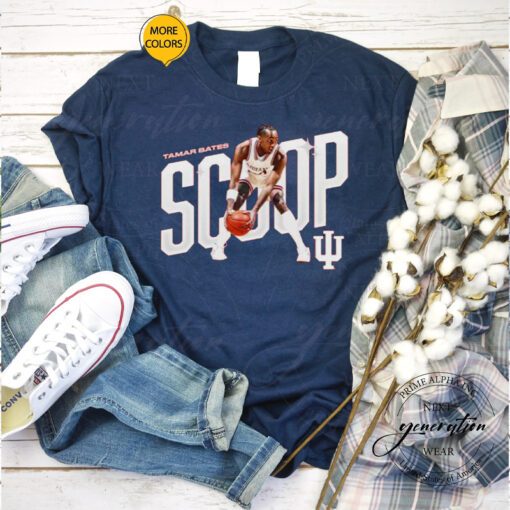 scoop Tamar Bates Indiana Hoosiers tshirt