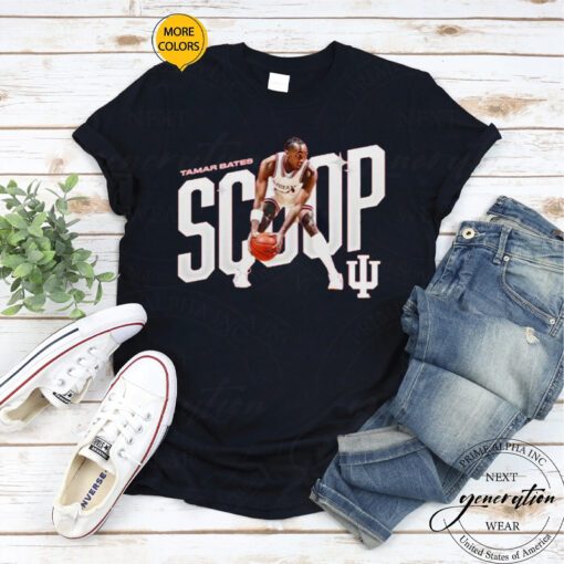 scoop Tamar Bates Indiana Hoosiers tshirts