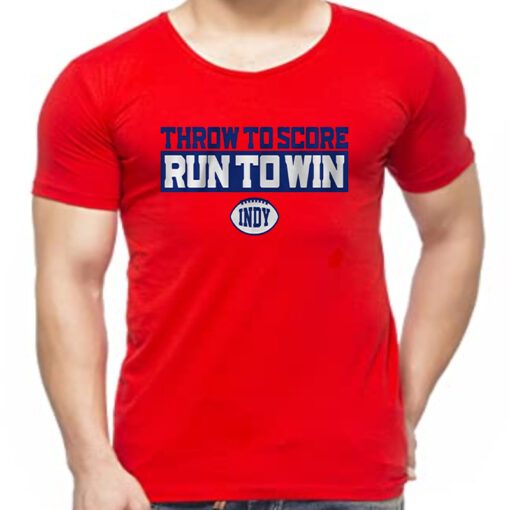 throw to score run to win tshirt