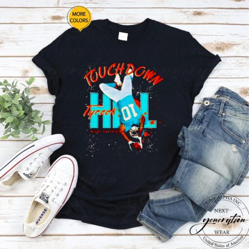 touch Ddown Tyreek Hill Miami Dolphins tshirts