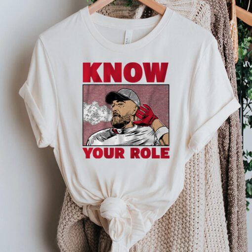 travis kelce know your role shirt