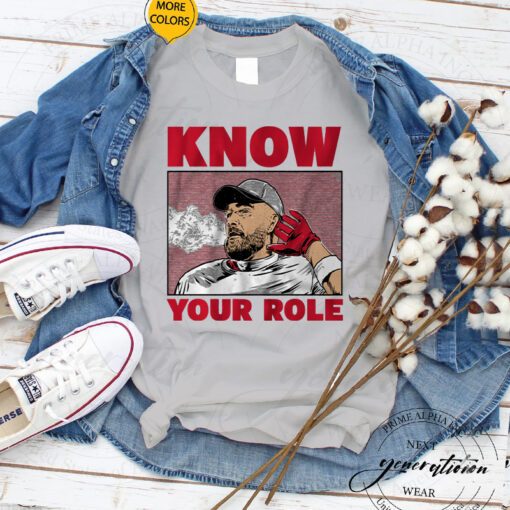 travis kelce know your role shirts