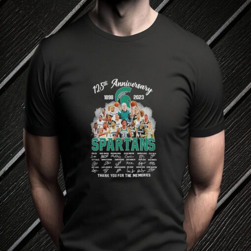 125th Anniversary 1898 – 2023 Spartans Thank You For The Memories TShirts