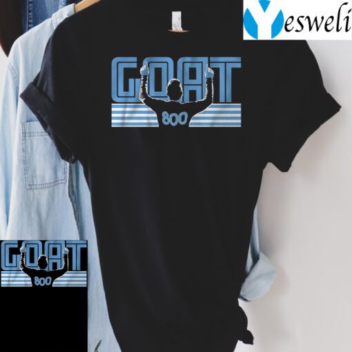 800 goal goat tshirt