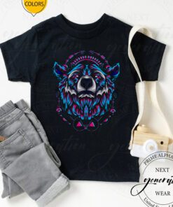 Bear Glitch Pop tshirts