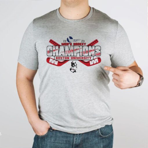 Boston University 2023 Men’s Ice Hockey Champions TShirts