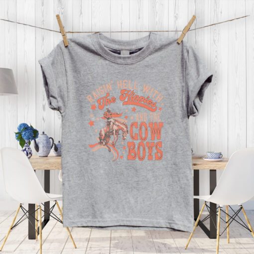 Cody Johnson T-Shirt Raisin’ Hel With The Hippies And The TeeShirts
