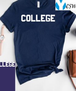 College t-shirt