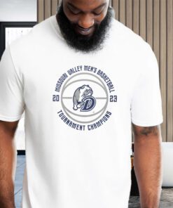 Drake Bulldogs MB Missouri Valley Men's Basketball Tournament Champions 2023 Tee-Shirts