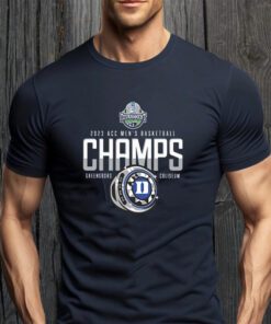 Duke Blue Devils 2023 Acc Men’s Basketball Conference Tournament Champions Locker Room Shirts