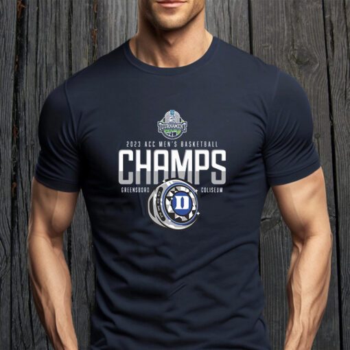 Duke Blue Devils 2023 Acc Men’s Basketball Conference Tournament Champions Locker Room Shirts