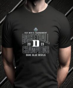 Duke Blue Devils Fanatics Branded 2023 Acc Men’s Basketball Conference Tournament Champions TShirts