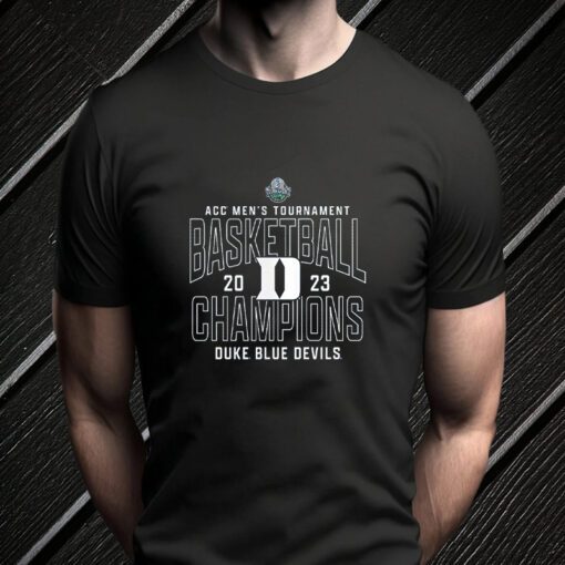 Duke Blue Devils Fanatics Branded 2023 Acc Men’s Basketball Conference Tournament Champions TShirts
