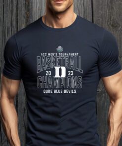 Duke Blue Devils Fanatics Branded 2023 Acc Men’s Basketball Conference Tournament Champions Tee-Shirt