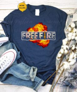 Fire Logo Graphic Garena Free Fire tshirt