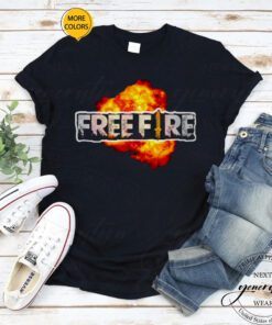 Fire Logo Graphic Garena Free Fire tshirts