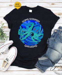 Godspeed T-Shirt Facing The Kraken Mythical Monsters TShirts