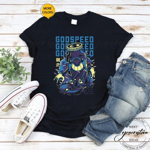 Godspeed T-Shirt Trendy Meme Art Design Music Cool TShirts