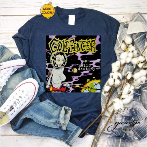 Great Model Goldfinger Band Retro tshirt