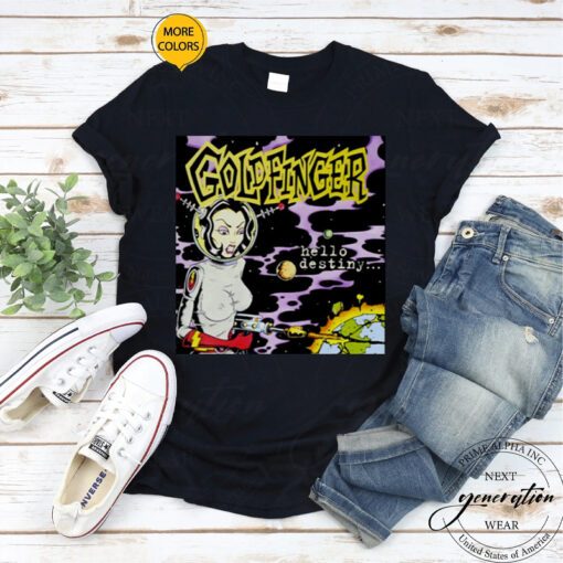 Great Model Goldfinger Band Retro tshirts