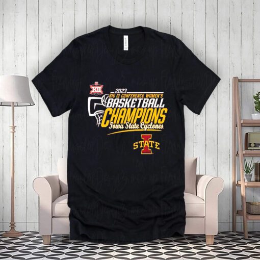 Iowa State Cyclones 2023 Big 12 Women’s Basketball Conference Tournament Champions Locker Room Shirts