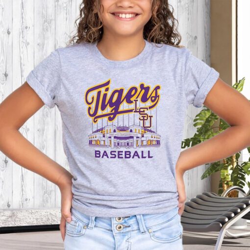LSU Tigers Alex Box Stadium Baseball Tee-Shirt