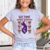 Lsu Tigers Champion Six-Time Baseball National Champions Tee-Shirt