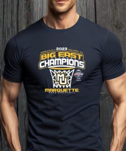 Marquette Golden Eagles 2023 Big East Men’s Basketball Conference Tournament Champions Locker Room Shirts