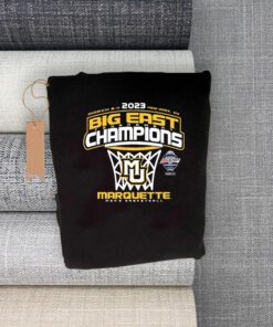 Marquette Golden Eagles 2023 Big East Men’s Basketball Conference Tournament Champions Locker Room Tee-Shirt