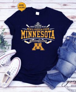 Minnesota Golden Gophers 2023 Ncaa Frozen Four Men’s Ice Hockey Tournament T-Shirt