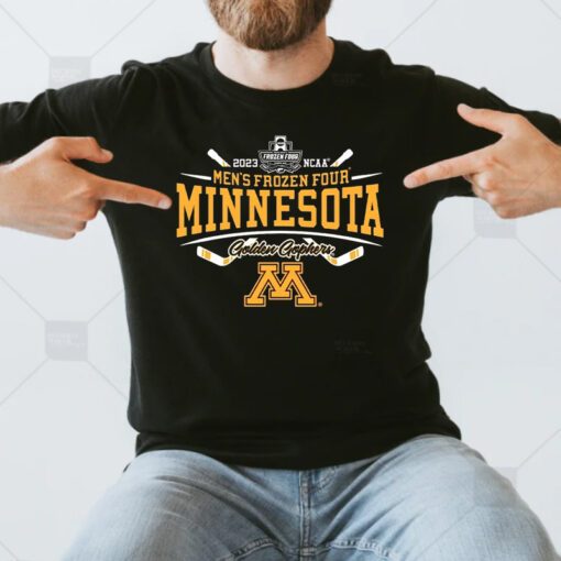 Minnesota Golden Gophers 2023 Ncaa Frozen Four Men’s Ice Hockey Tournament T-Shirts