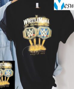 Mitchell & Ness Black WWE WrestleMania 39 TShirt