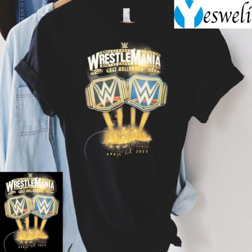 Mitchell & Ness Black WWE WrestleMania 39 TShirt