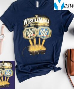 Mitchell & Ness Black WWE WrestleMania 39 TShirts