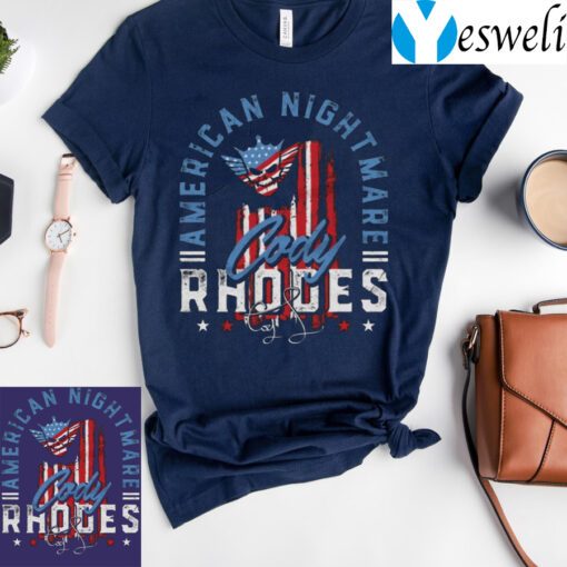Rhodes American Nightmare Text T-Shirt