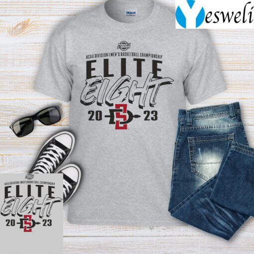 San Diego State Aztecs 2023 Ncaa Men’s Basketball Tournament March Madness Elite Eight Team t-shirt
