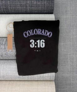 Steve Austin Black Colorado Rockies 3-16 Shirts