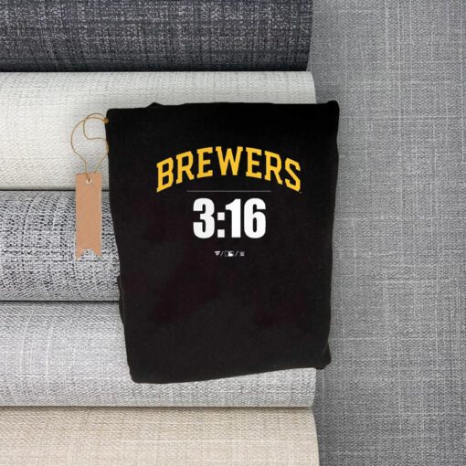 Stone Cold Steve Austin Milwaukee Brewers Fanatics Branded 3-16 Shirts