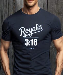 Stone Cold Steve Austin Royal Blue Kansas City Royals 3-16 Shirts