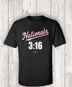 Stone Cold Steve Austin Washington Nationals Fanatics Branded 3-16 T-Shirts